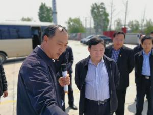 新鄉市委副書記、市政府市長王登喜到我公司項目調研指導工作