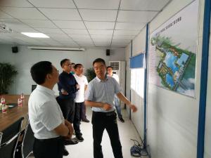 獲嘉縣楊志亮副縣長一行到我公司獲嘉縣史莊引黃調蓄工程及配套工程PPP項目調研指導工作